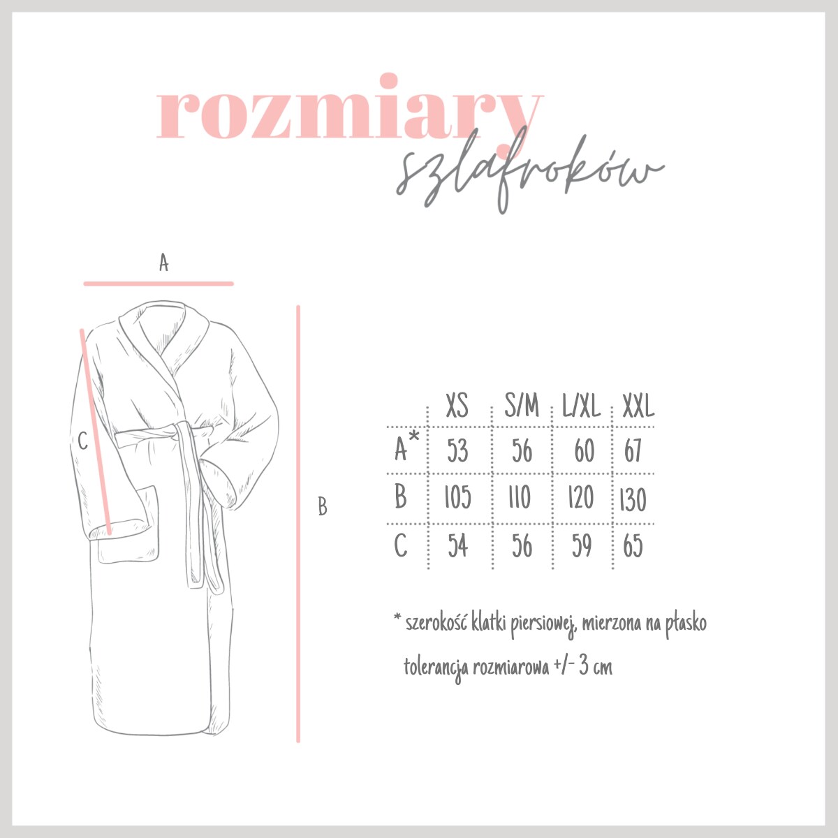 Szlafrok z Kapturem PAULO Szary L/XL