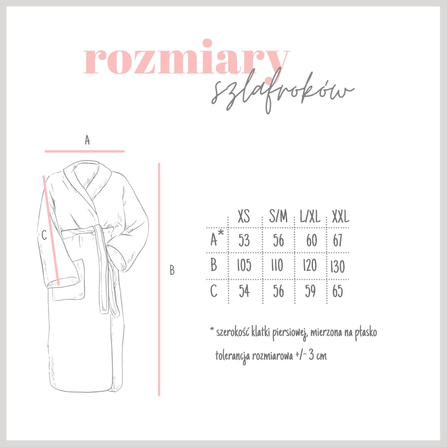 Szlafrok z Kapturem PAULO Szary L/XL