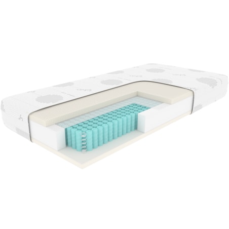 Materac EMBRO sprężynowo-lateksowy Silver Plus H2 160x200