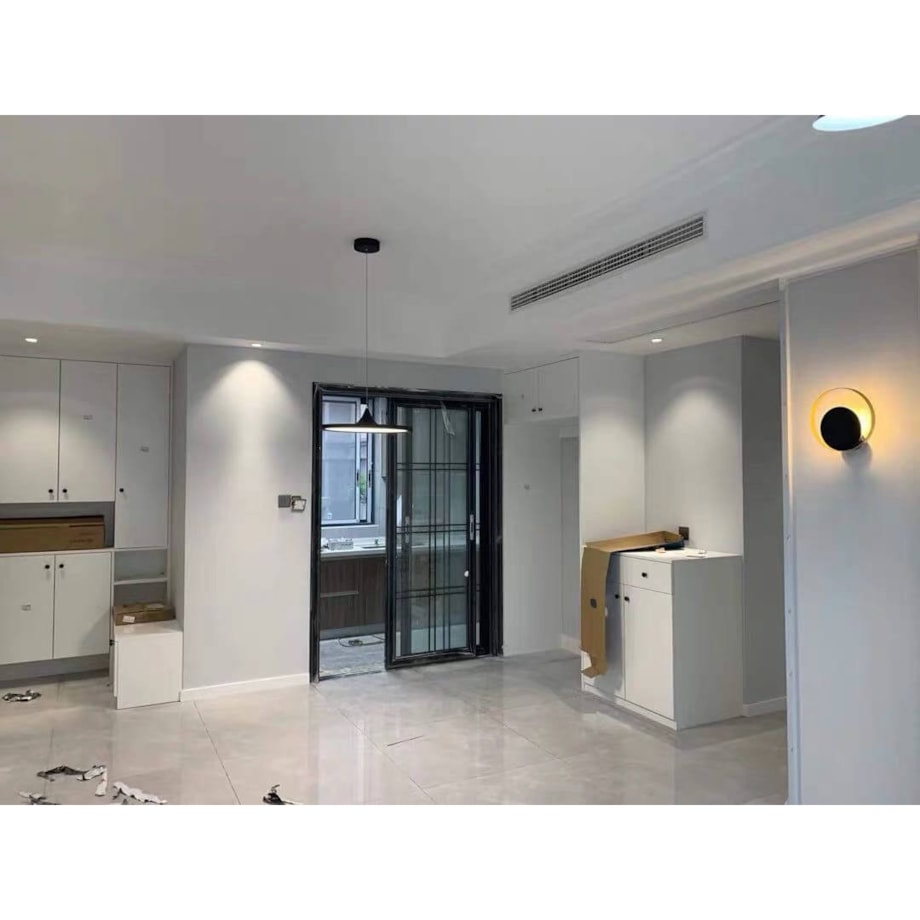 LAMPA wisząca DISC CHUA-16W-NW Abigali okrągła OPRAWA dysk LED 16W 4000K zwis czarny