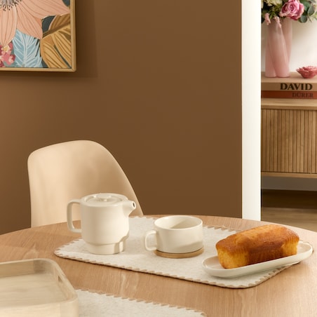 Dzbanek ceramiczny do herbaty 700 ml JARRA-2 beżowy