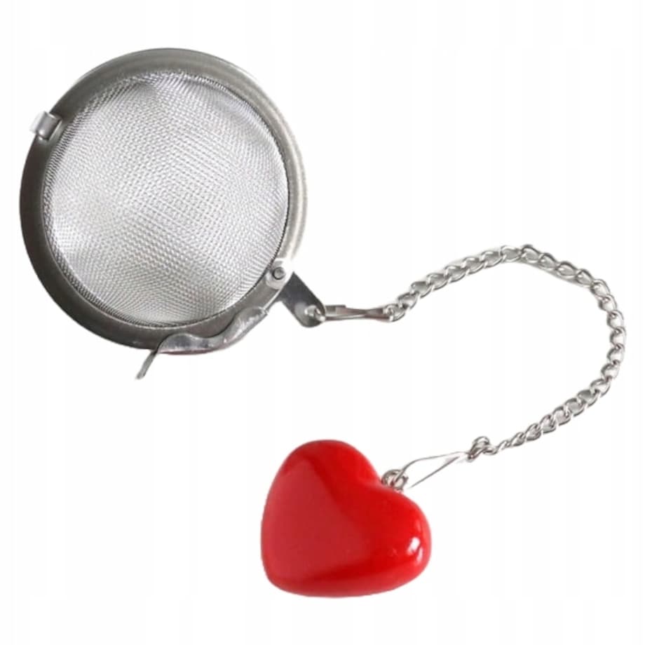 Zaparzacz kulka do herbaty z pięknym sercem stal nierdzewna wysoka jakość