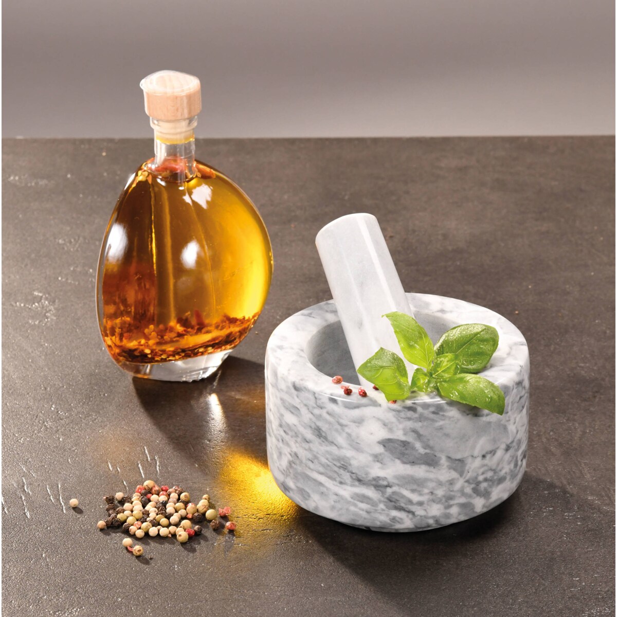 Możdzierz kuchenny, marmur, Ø 16 cm, Kesper