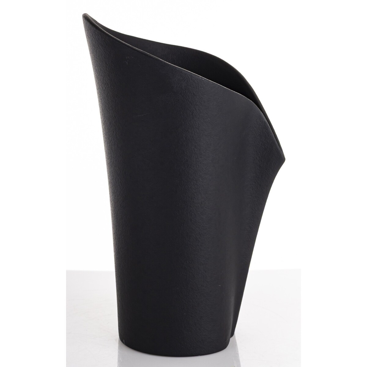 Wazon porcelanowy 33x19x19 cm LARRY czarny