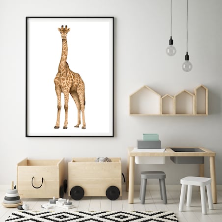 Plakat dla dzieci Żyrafa 40x50