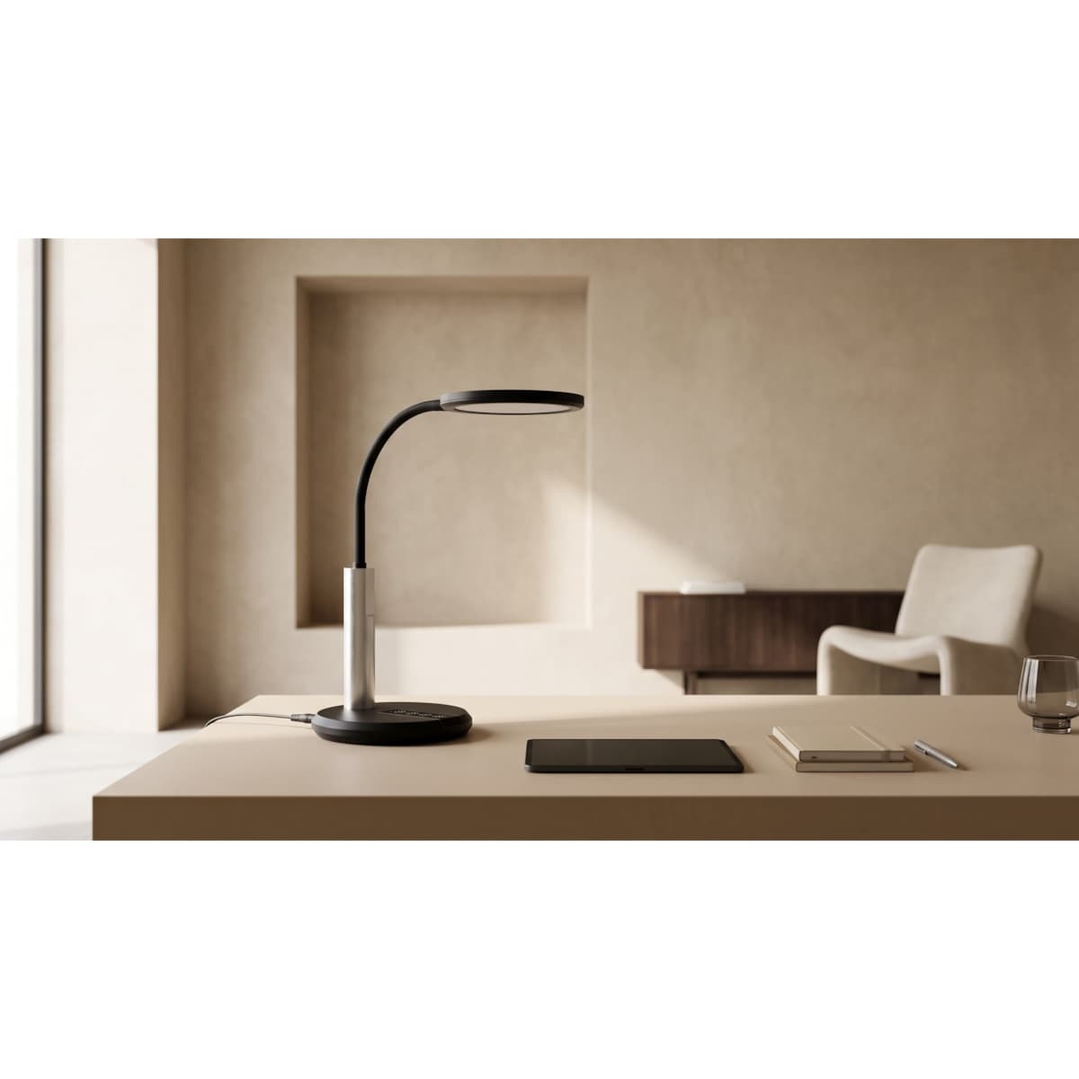 Lampka biurkowa K-BL1513A CZARNY z serii ERIS