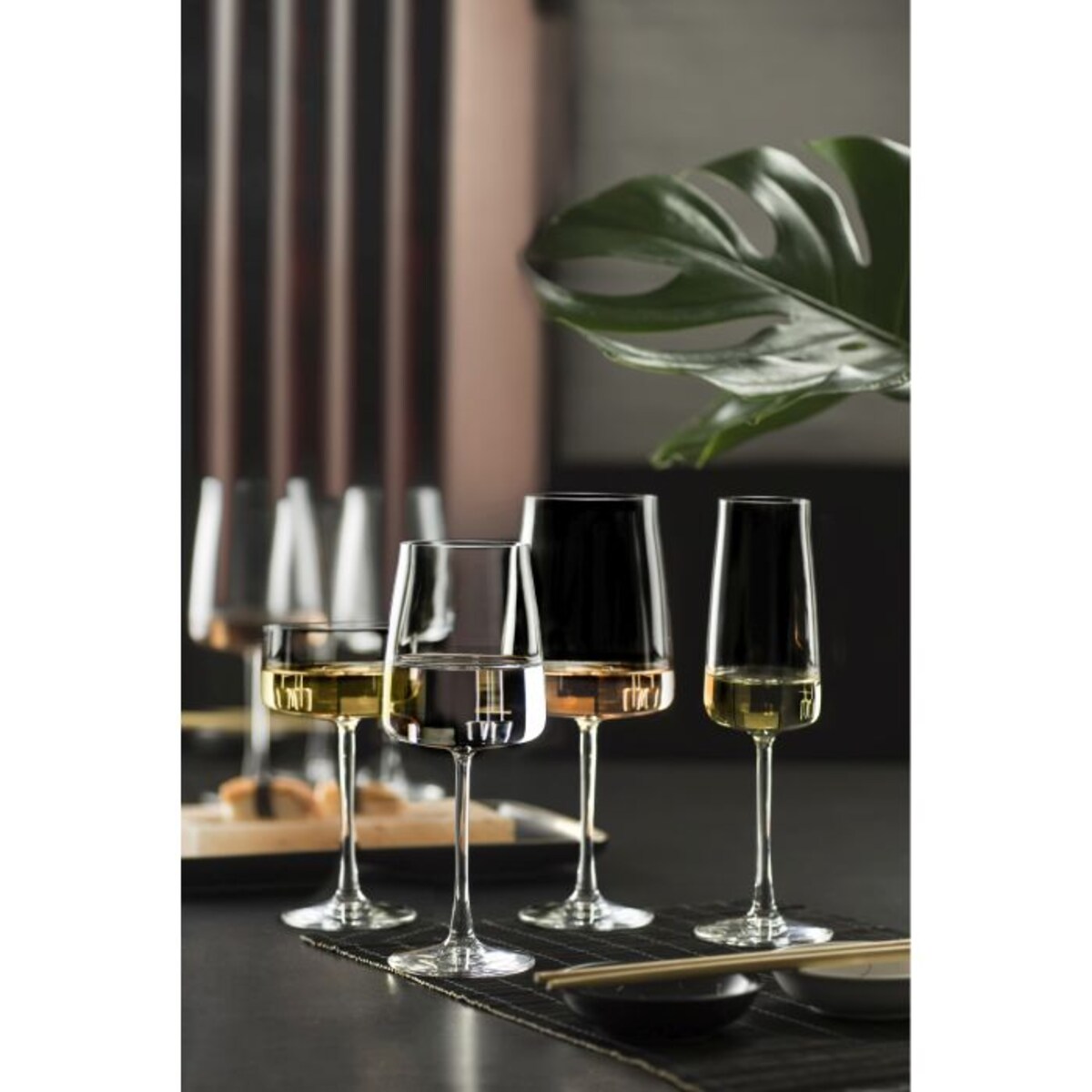 Kieliszki do szampana ze szkła kryształowego Zero 260 ml 4 sztuki 12269