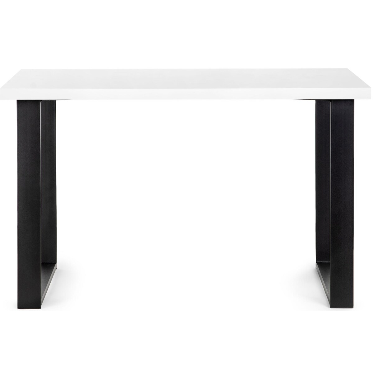 KONSIMO CETO Stół w industrialnym stylu matowy biały