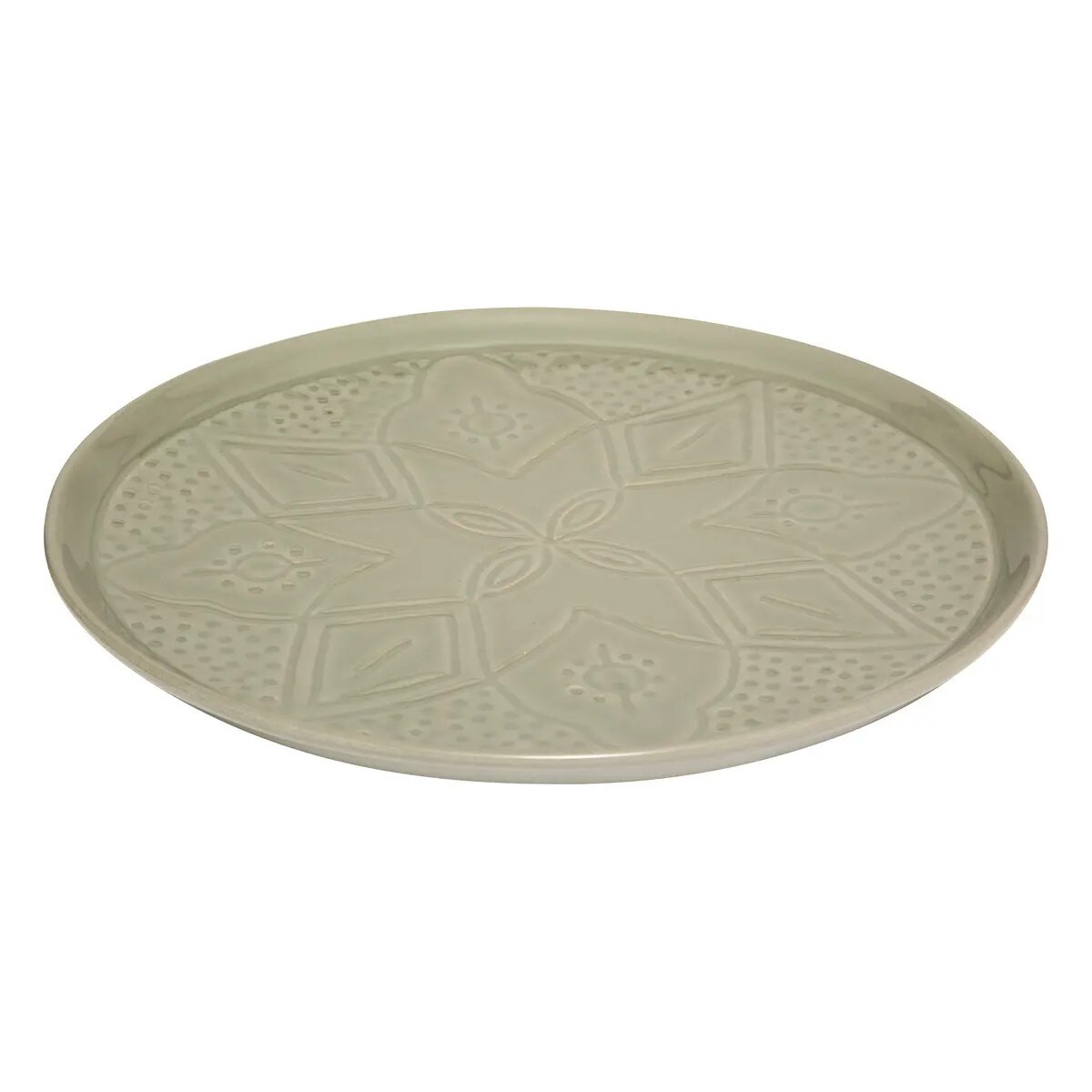 Komplet 6 talerzy obiadowych Sienna zielony 27 cm