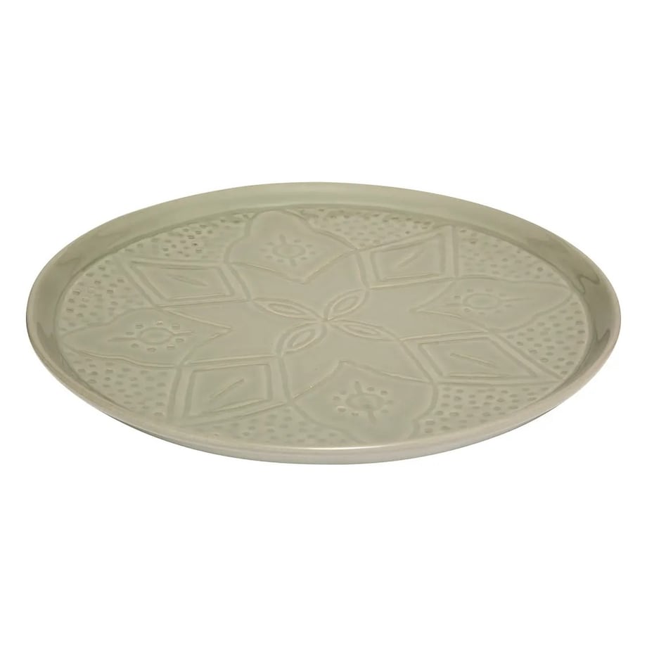 Komplet 6 talerzy obiadowych Sienna zielony 27 cm