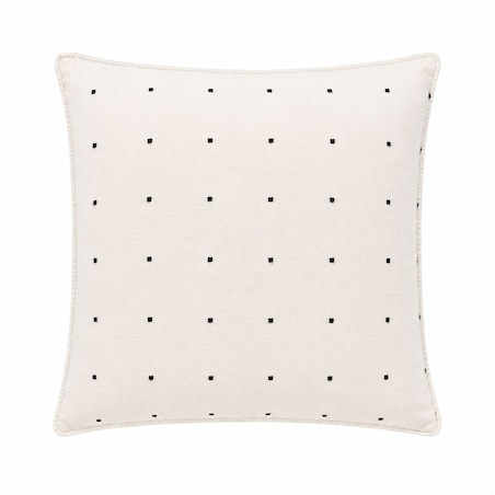 Komplet 2x Poszewka na poduszkę 40x40 Point Standard, w kropki, kremowa, Darymex