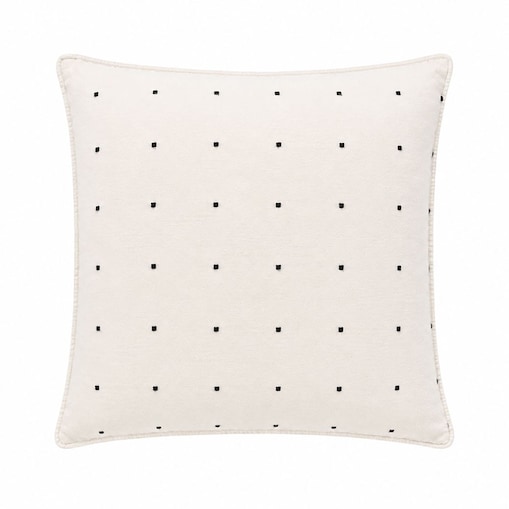 Komplet 2x Poszewka na poduszkę 40x40 Point Standard, w kropki, kremowa, Darymex