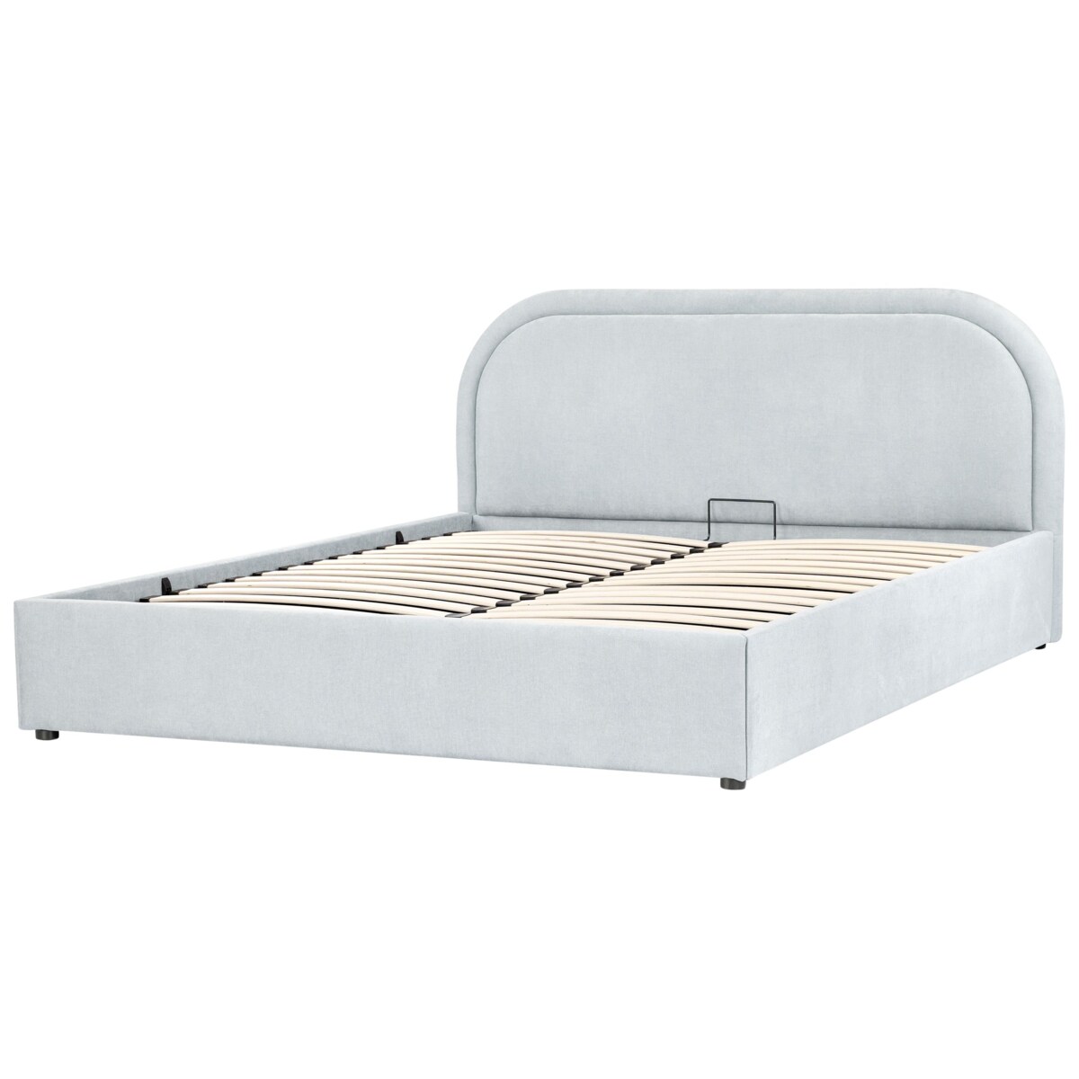 Łóżko z pojemnikiem QUILLIEN 160 x 200 cm Błękitny