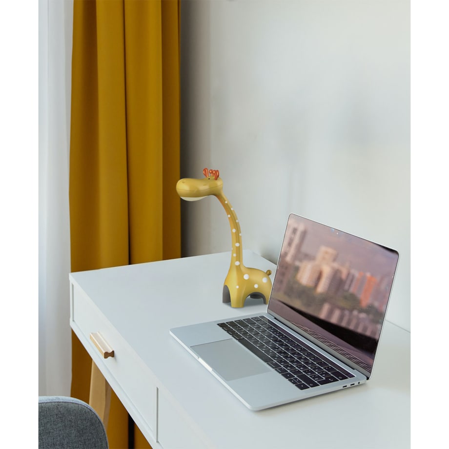 Lampka biurkowa K-BL1601 ŻÓŁTY z serii ŻYRAFA