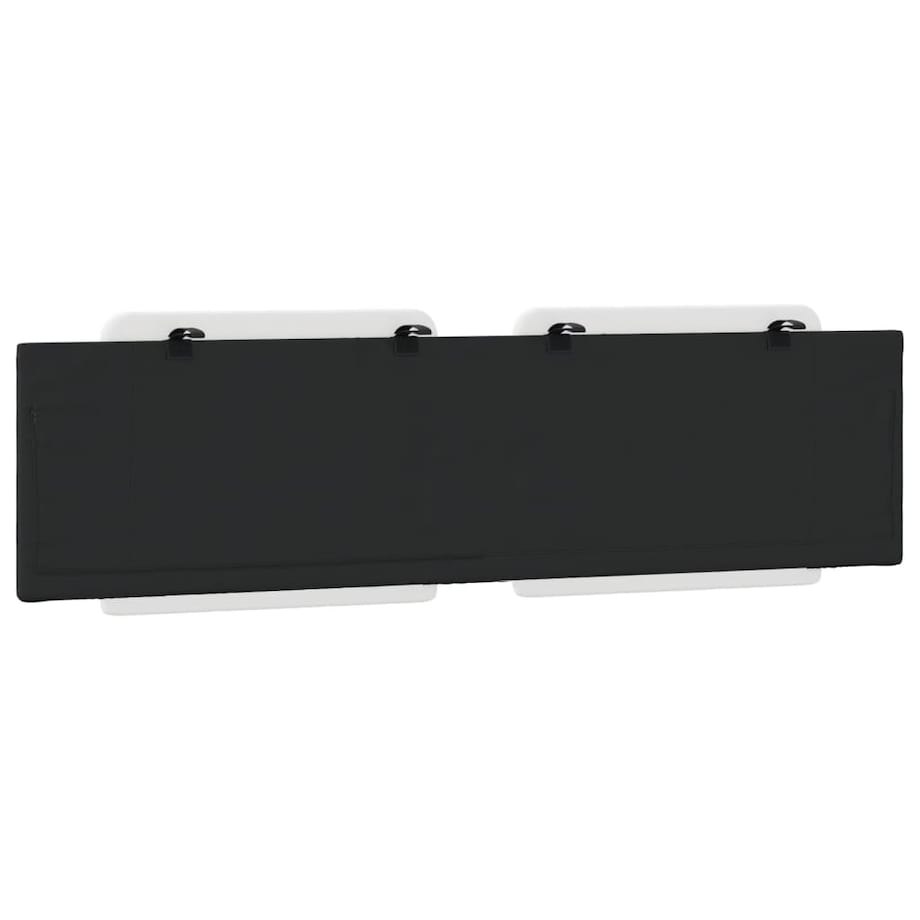 vidaXL Poduszka na wezgłowie, Zadar, biało-czarna, 180 cm, sztuczna skóra