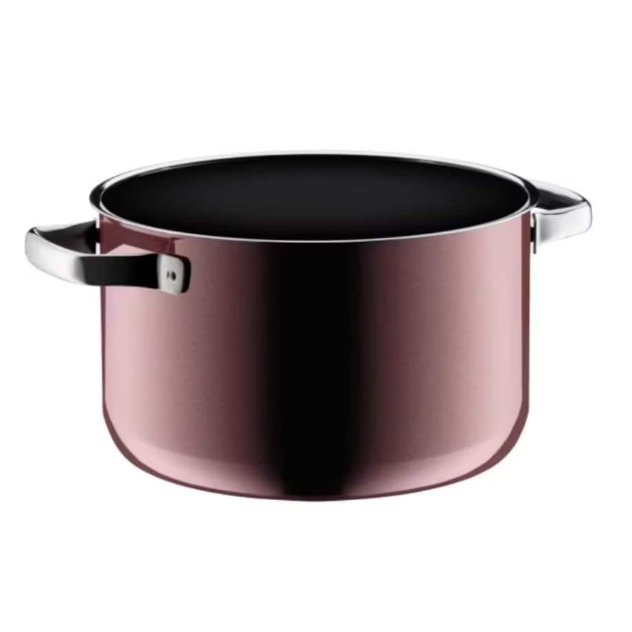 Garnek z pokrywką kolor różowego kwarcu Fusiontec Mineral, 24 cm, WMF