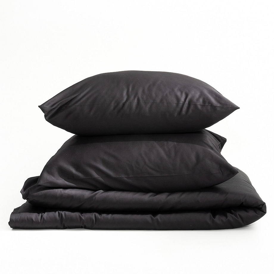 Pościel z satyny bawełnianej Black 220x200 cm, 220x200 cm