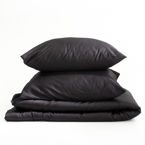 Pościel z satyny bawełnianej Black 220x200 cm, 220x200 cm