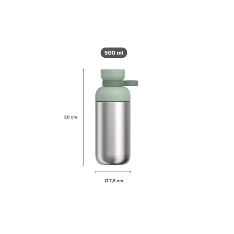 Butelka na wodę stalowa Vita 500 ml Nordic Black 107740041100