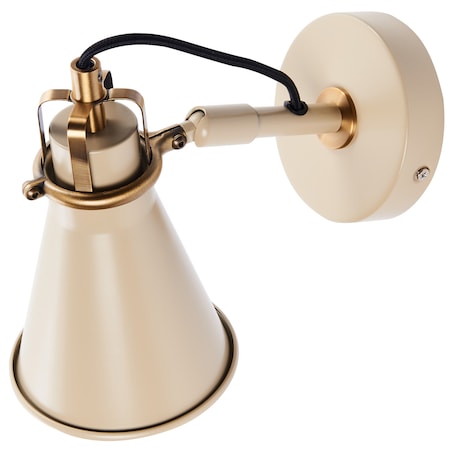 Zestaw 2 lamp ściennych MOYOLA Beżowy Metal Regulowana