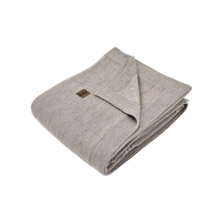 Koc dzianinowy z wełny MERINO 200x220 cm – FLORENCE200 NUDE