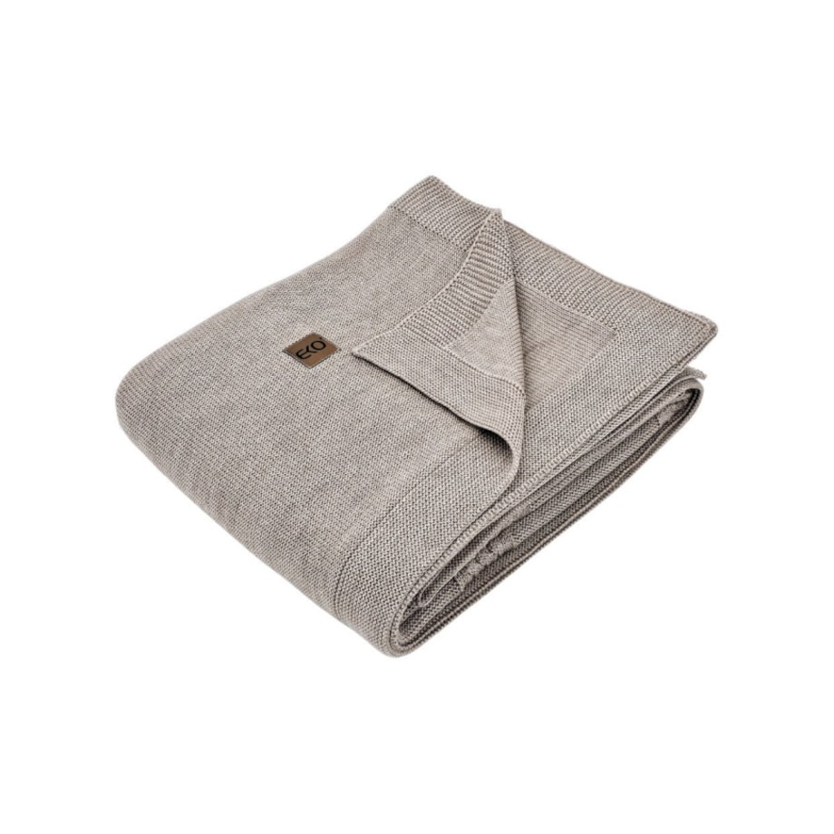 Koc dzianinowy z wełny MERINO 200x220 cm – FLORENCE200 NUDE