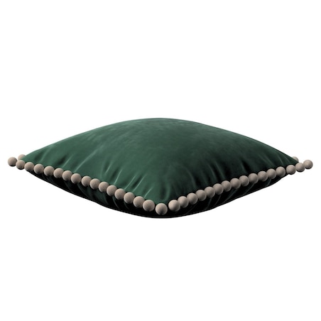 Poszewka Wera na poduszkę 45x45 ciemny zielony