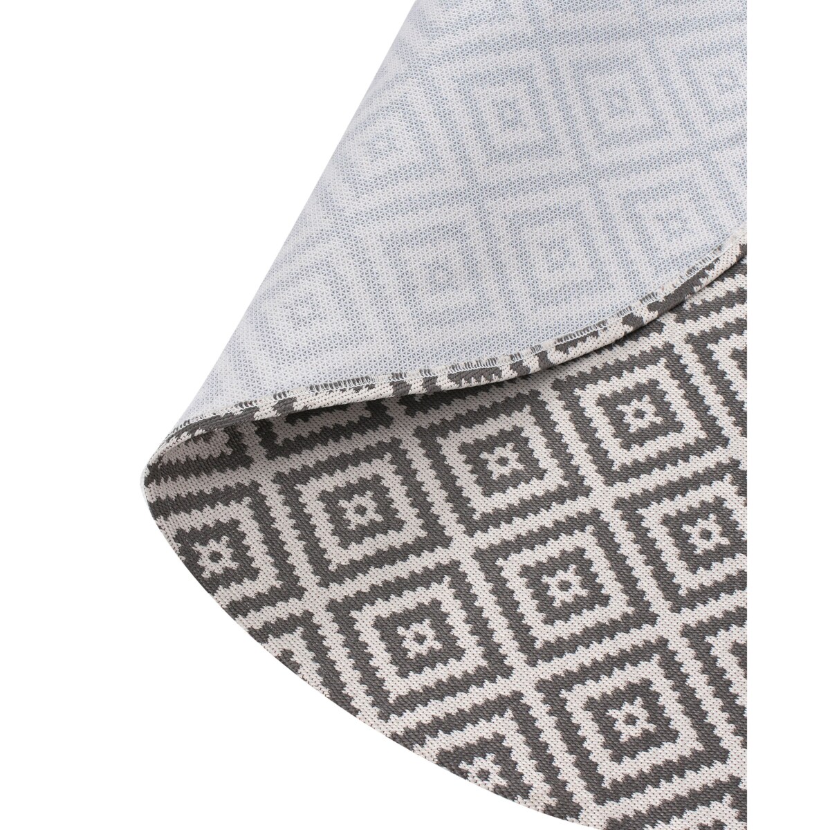 Dywan zewnętrzny THRISSUR Szary ø 160 cm