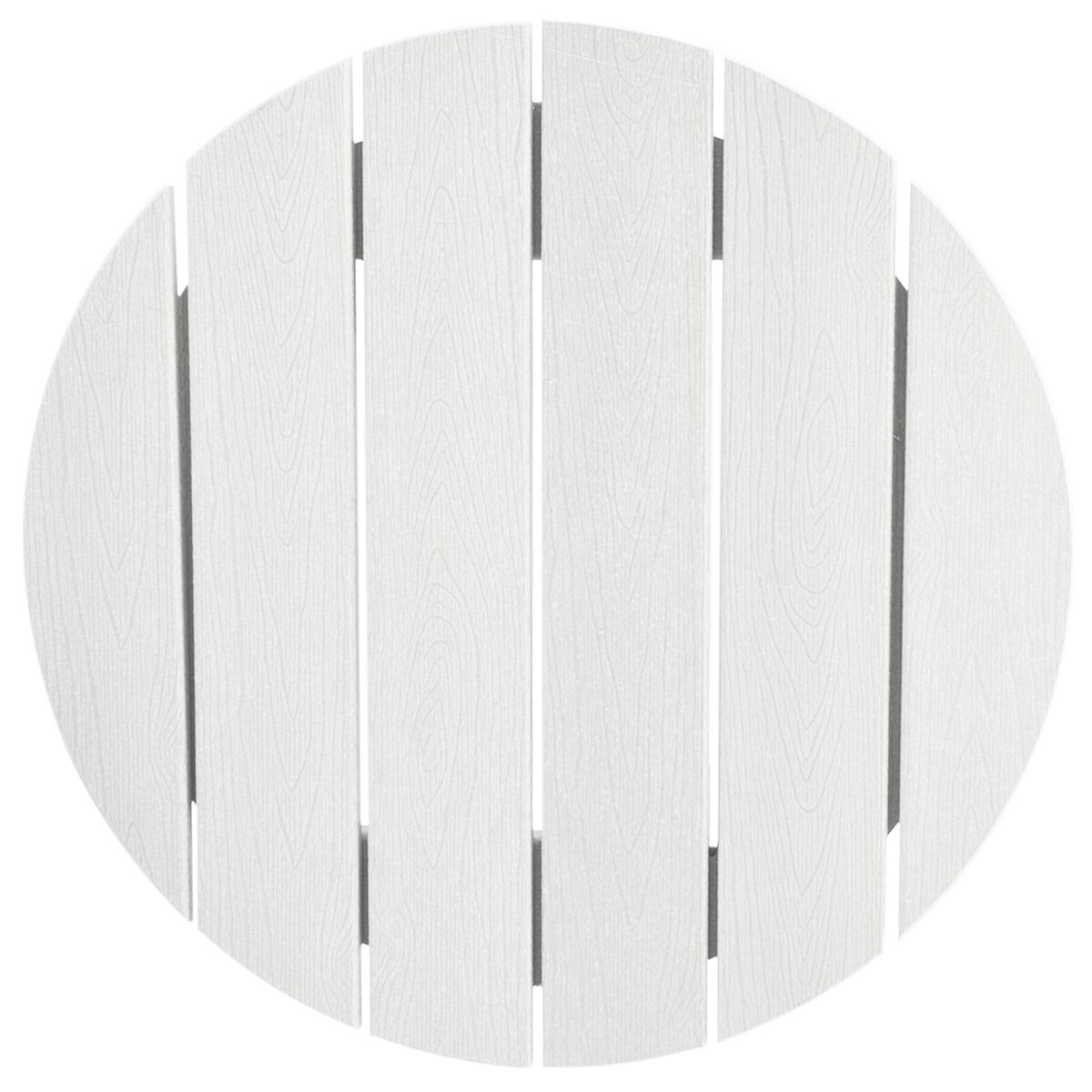 vidaXL Stół Barowy Biały 55x55x107 cm HDPE