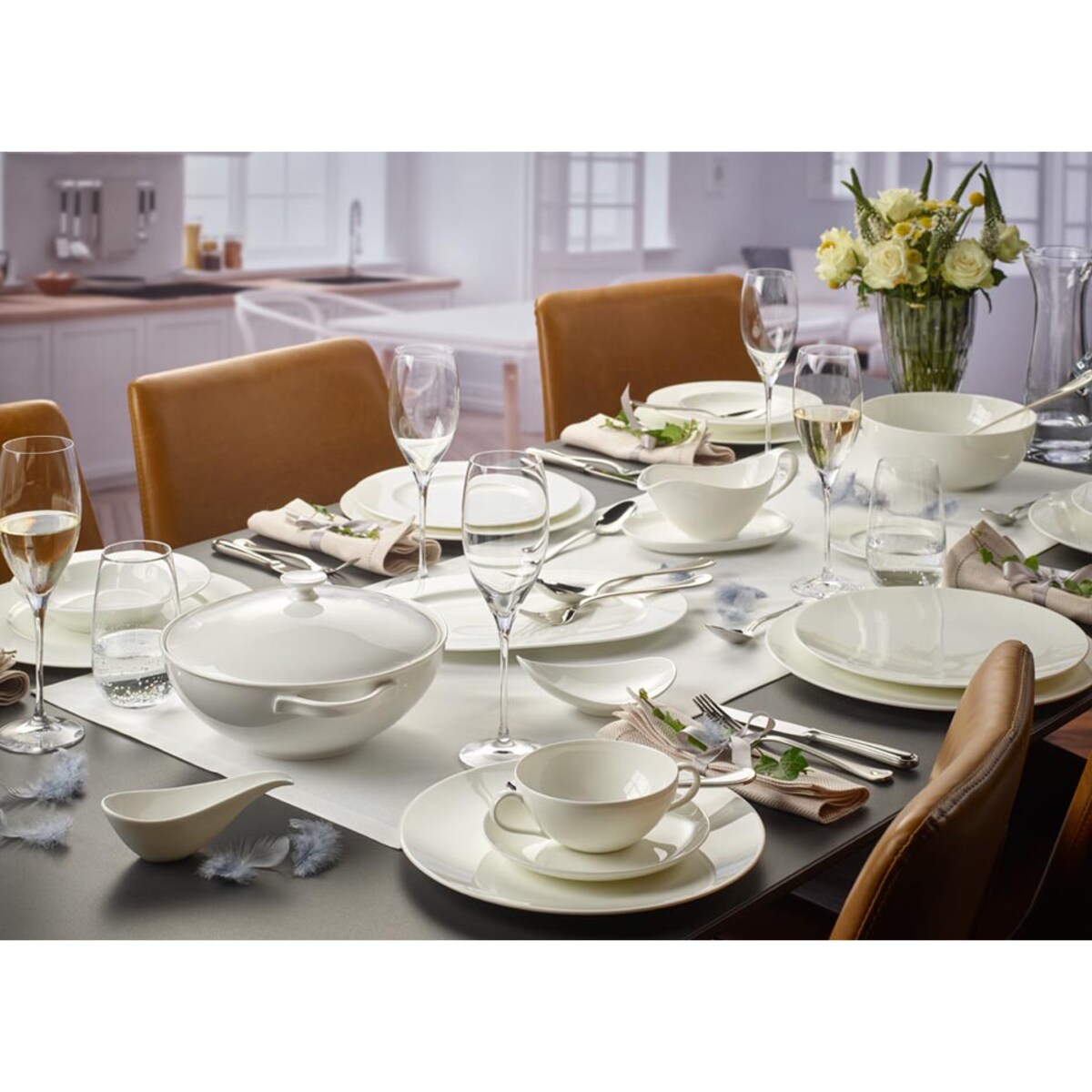 Talerz pikle/podstawka pod sosjerkę Anmut, 20 cm, Villeroy & Boch