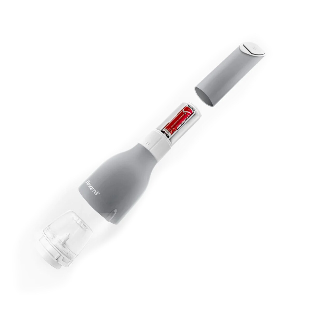 Elektryczny młynek do przypraw FinaMill - Srebrny