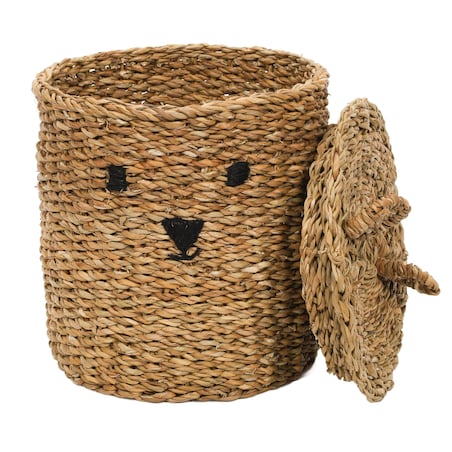 Komplet 3 koszy na zabawki 31x26 cm MISIE z uszkami