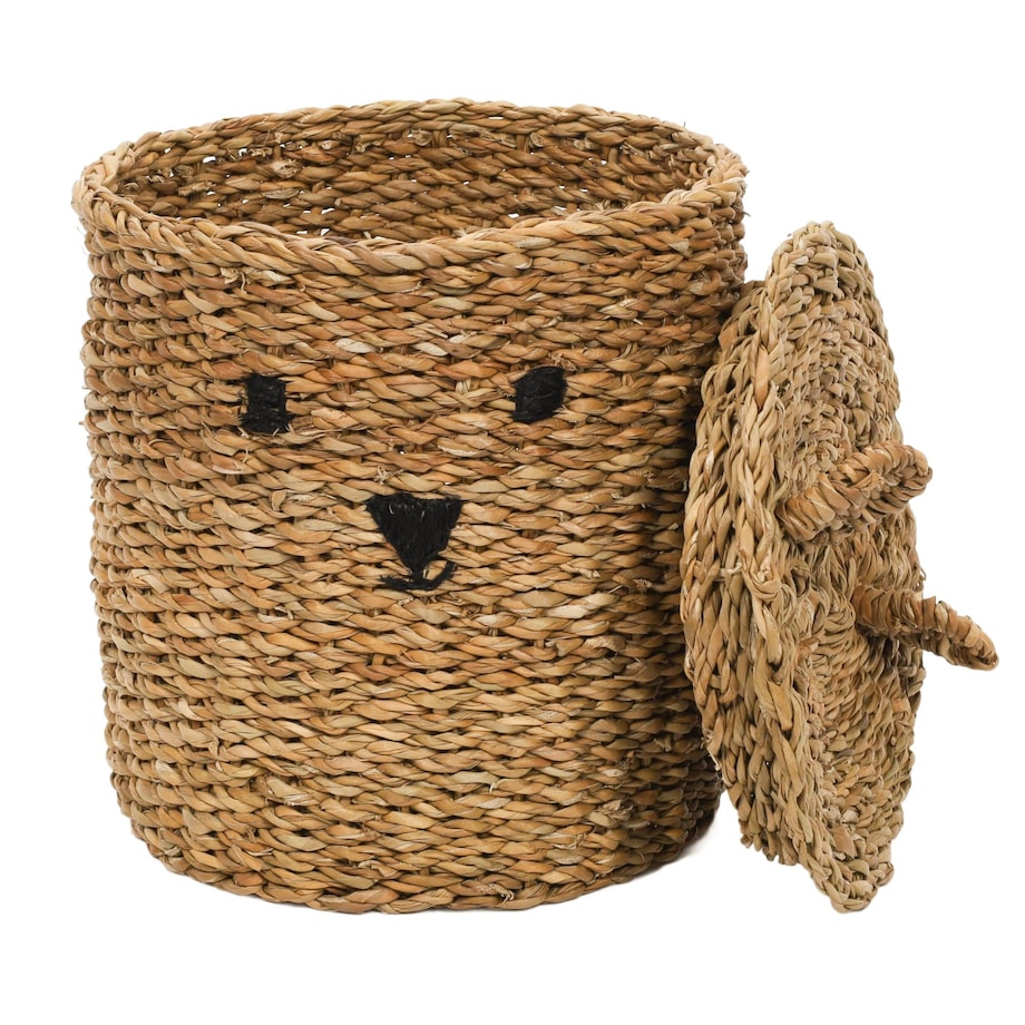 Komplet 3 koszy na zabawki 31x26 cm MISIE z uszkami