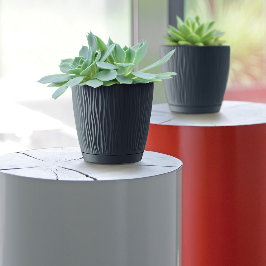 Doniczka Okrągła Z Podstawką Osłonka Domowa Ogród