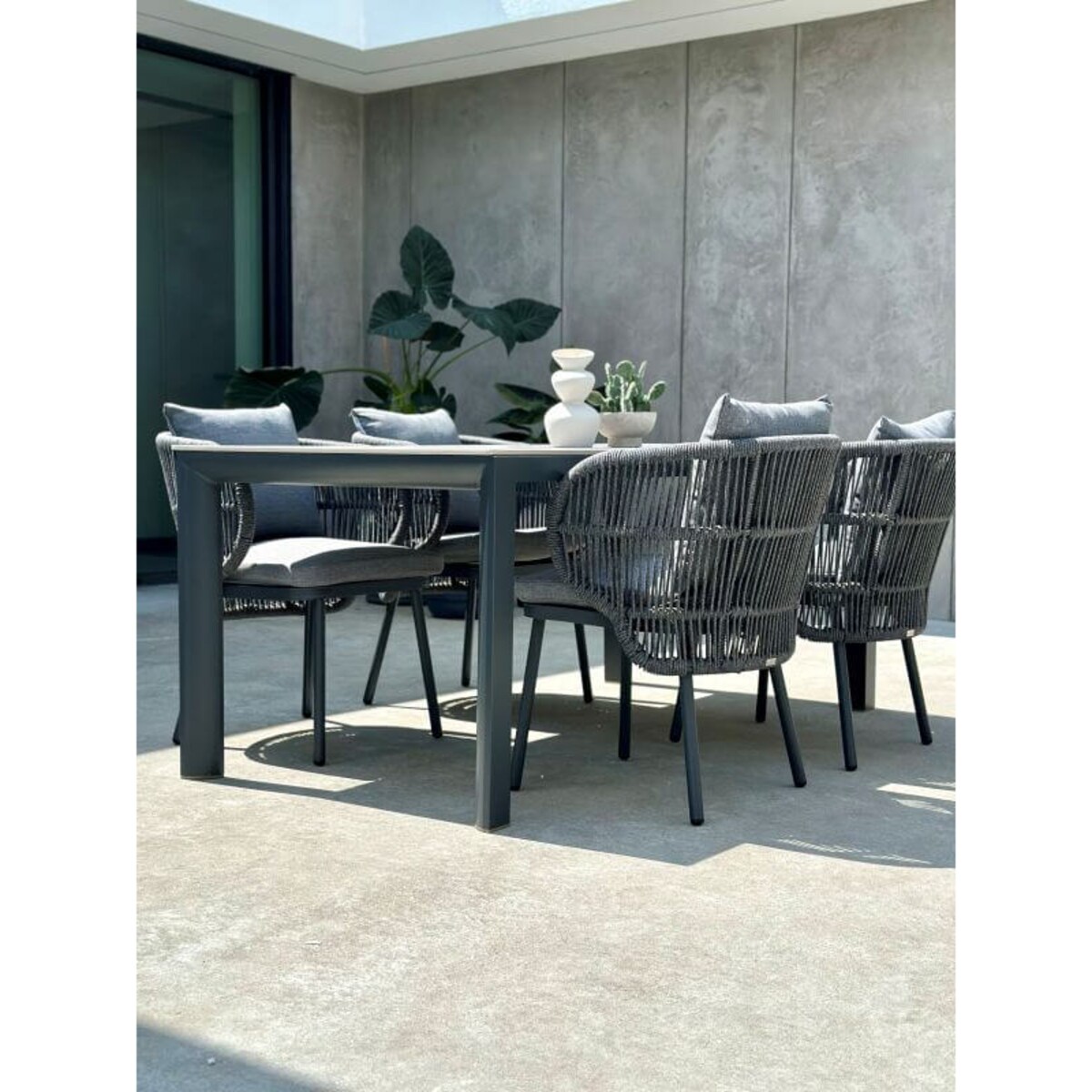 ZESTAW ALUMINIOWY AZZURE SZARY 4