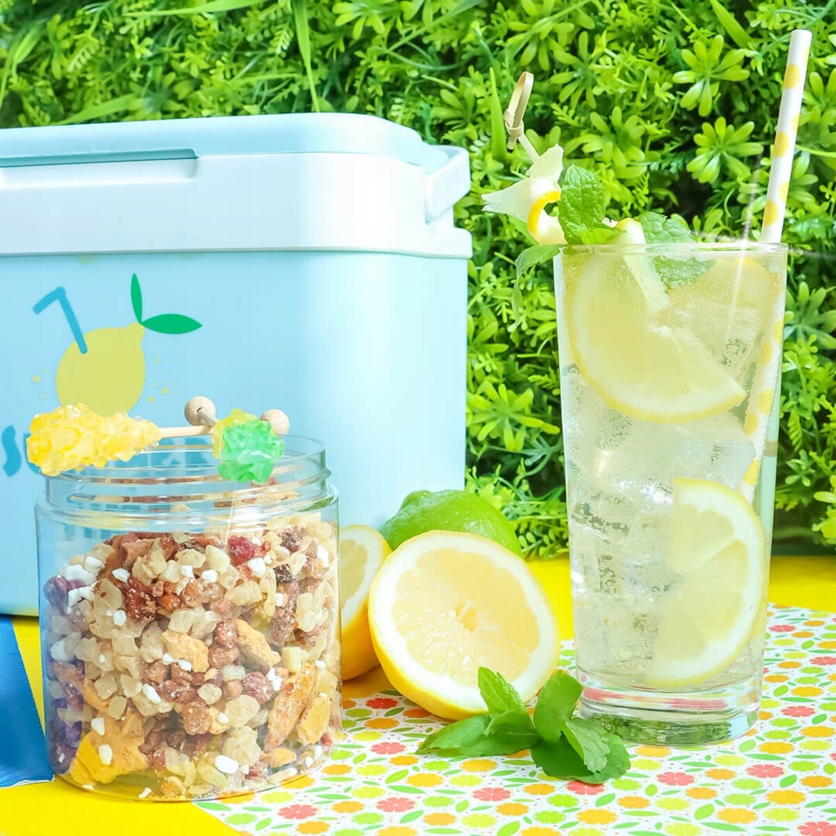 Herbata owocowa GORZKA LEMONIADA o lekko kwaśnym smaku lemoniady PREMIUM - herbata liściasta sypana mieszanka napar susz - gotowa na prezent upominek