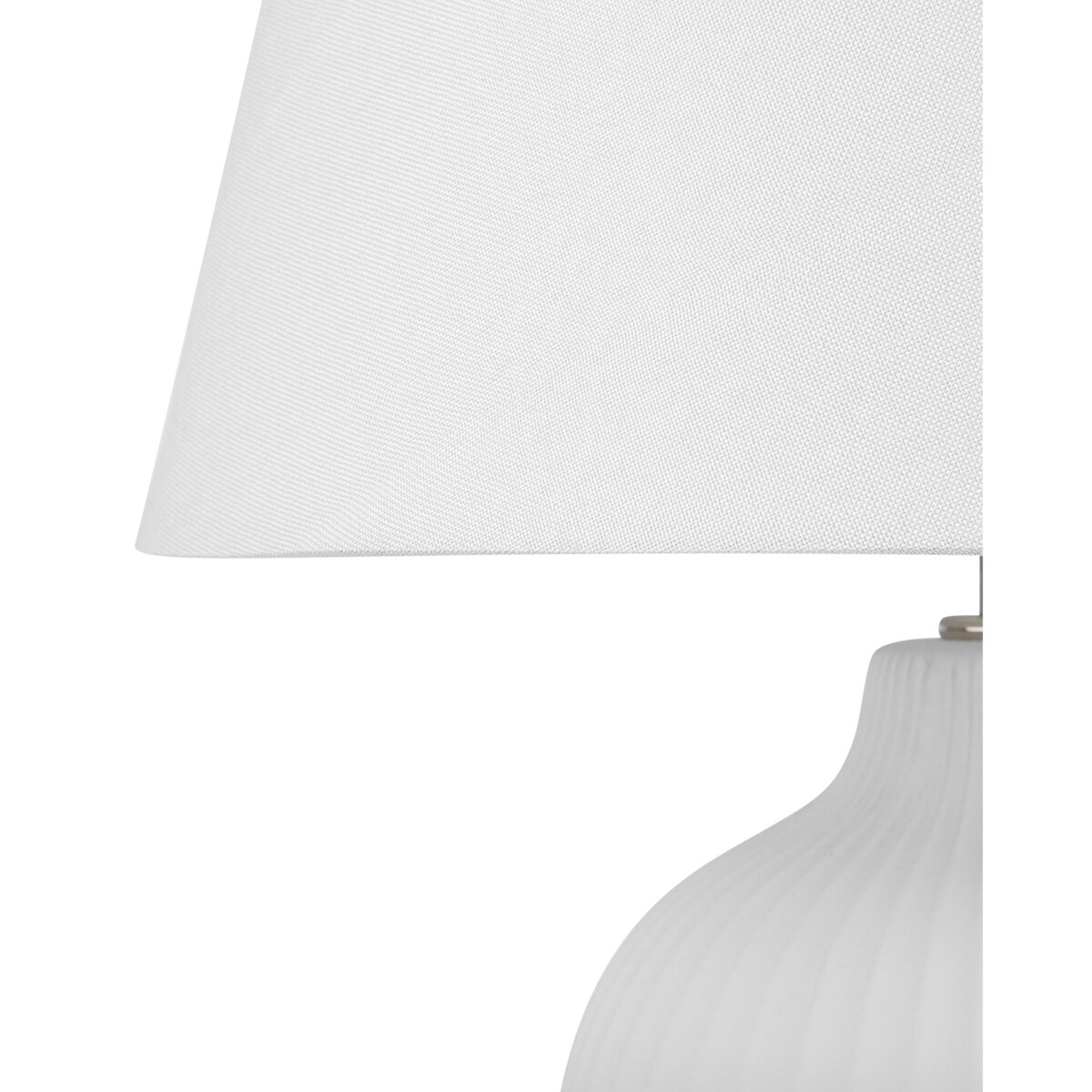 Lampka nocna ceramiczna biała FERGUS