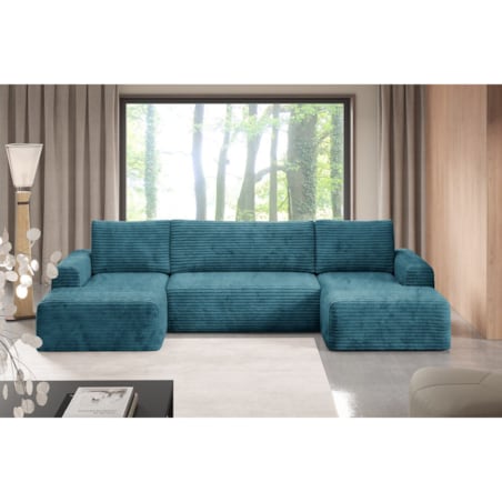 Narożnik SONTII U gruby sztruks Kolor: TILIA 75