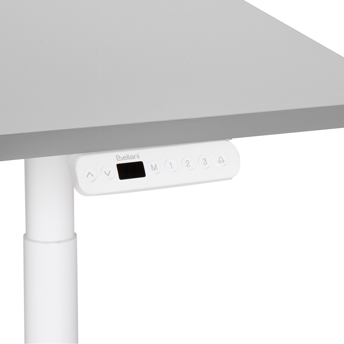 Biurko regulowane elektrycznie DESTINAS Szary/ biały 120 cm 72 cm