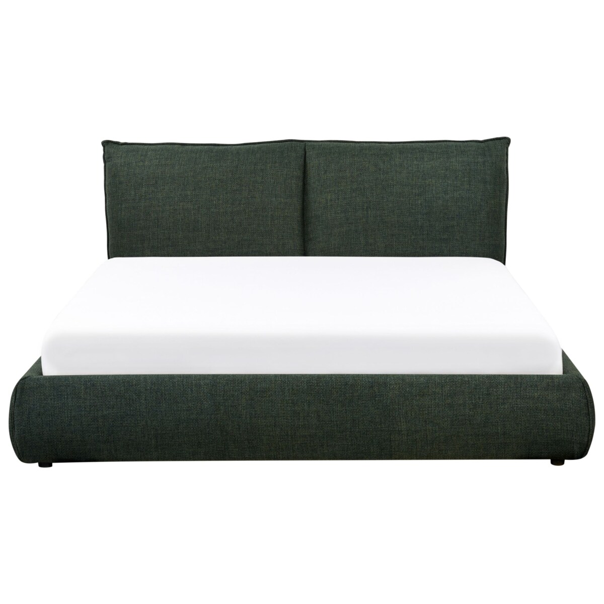 Łóżko VINAY 160 x 200 cm Ciemnozielony