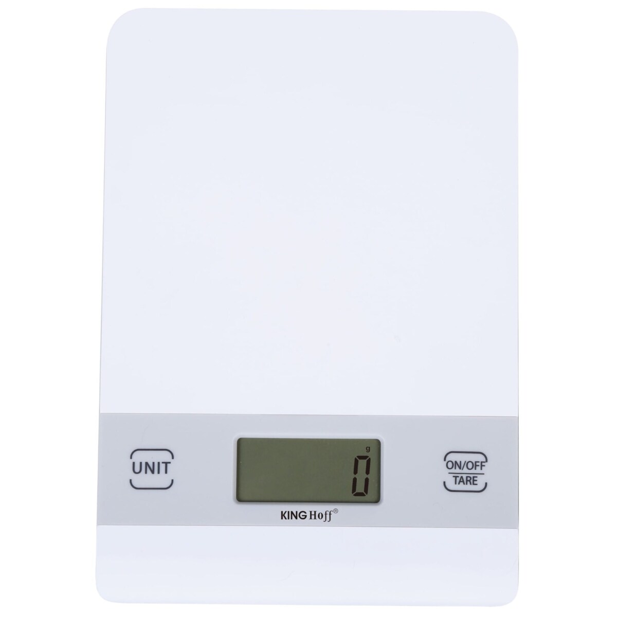 Elektroniczna waga kuchenna 1g 5kg biała KINGHOFF