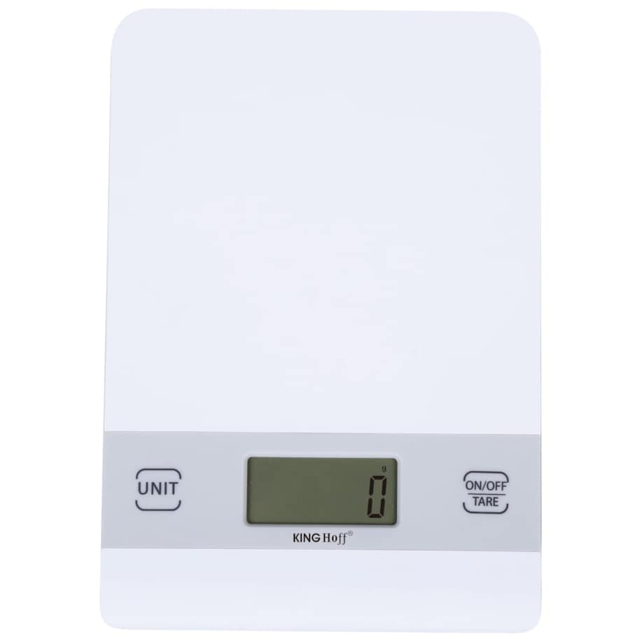 Elektroniczna waga kuchenna 1g 5kg biała KINGHOFF
