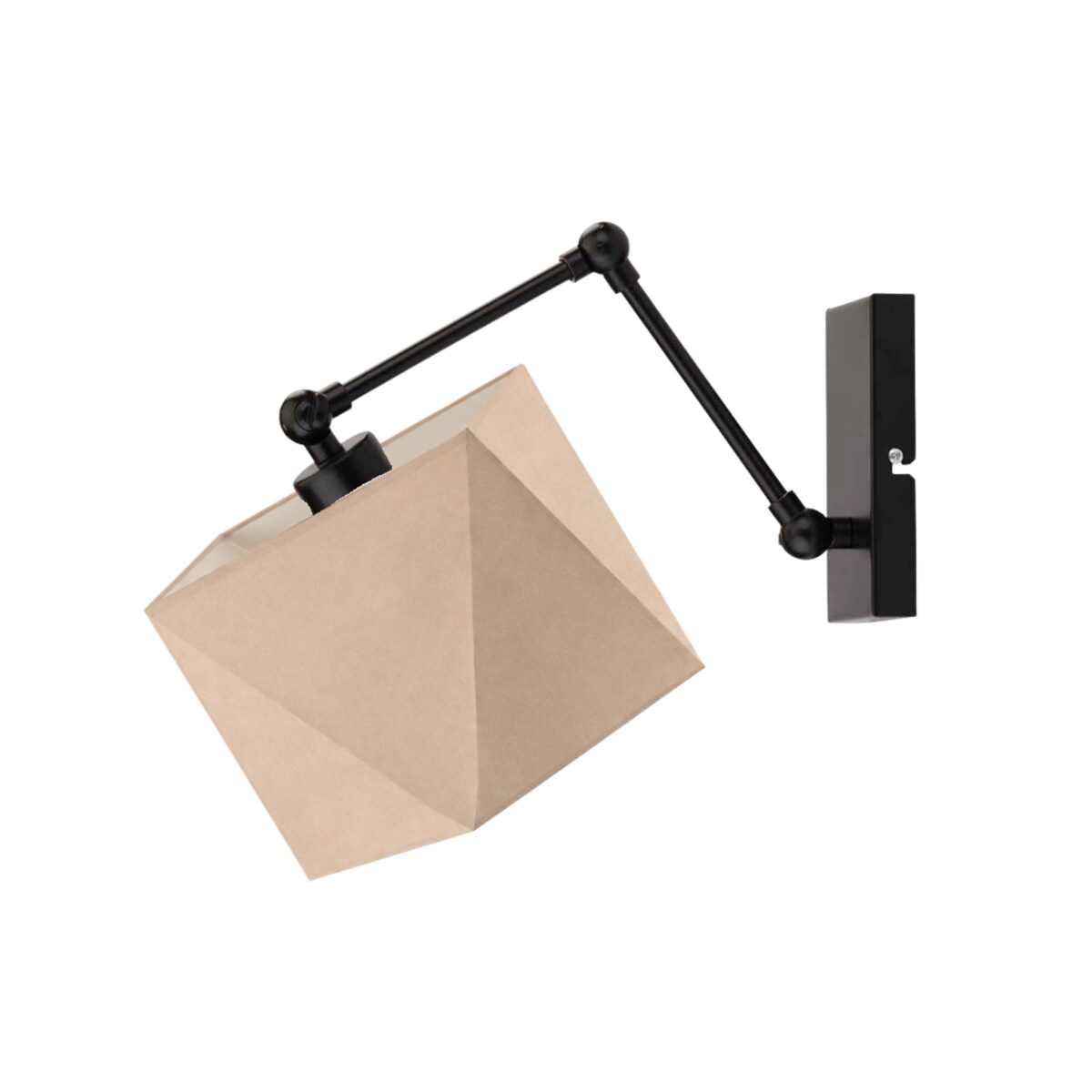 Kinkiet przegubowy lampa ścienna lampa na ścianę regulowany z abażurem diament SOUL