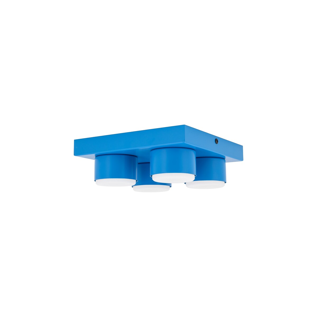 Lampa sufitowa BRIX BLUE 11284 TK Lighting, nowoczesny plafon niebieski