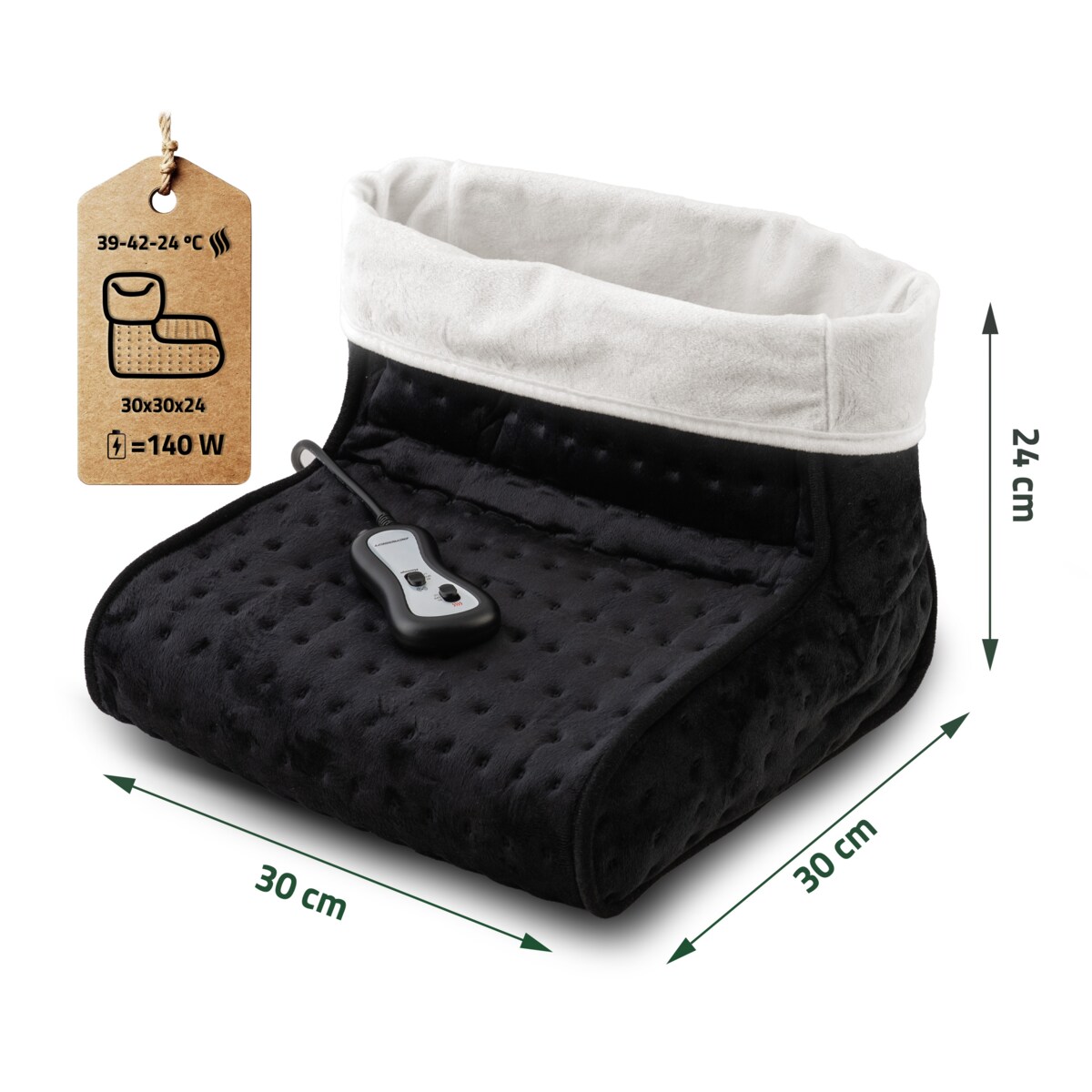 Ogrzewacz Stóp Elektryczny Ocieplacz Pilot 2 Poziomy Berdsen