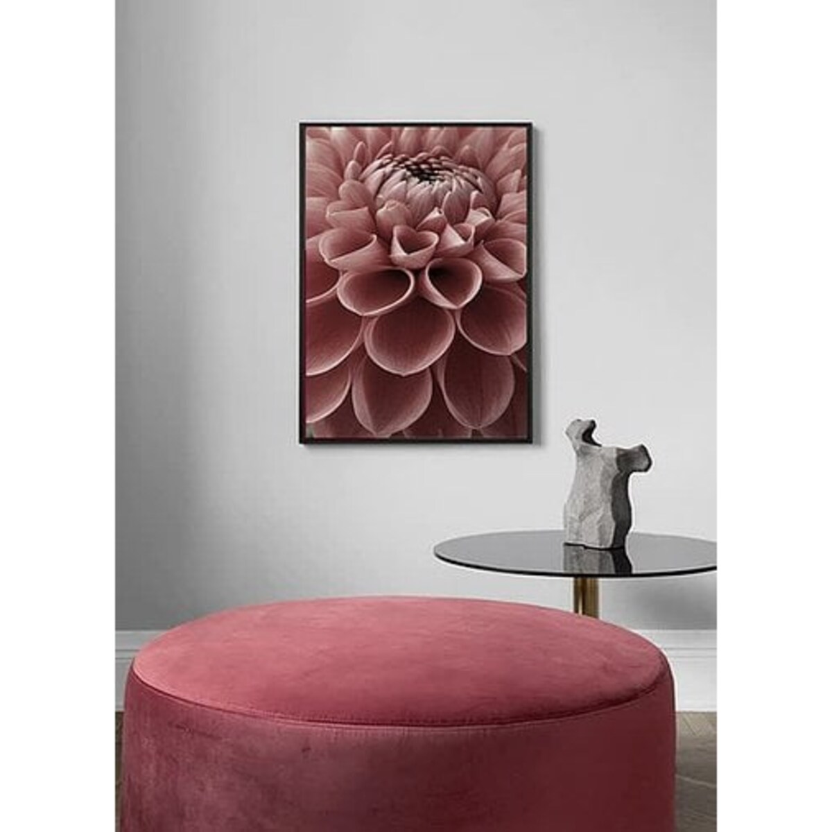 Poster Story, Plakat, Obraz - Różowa Dalia, wymiary 70 x 100 cm