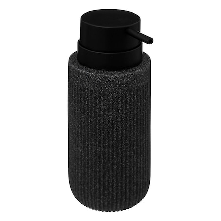 Dozownik do mydła w płynie ONYX, łupek, Ø 7 cm