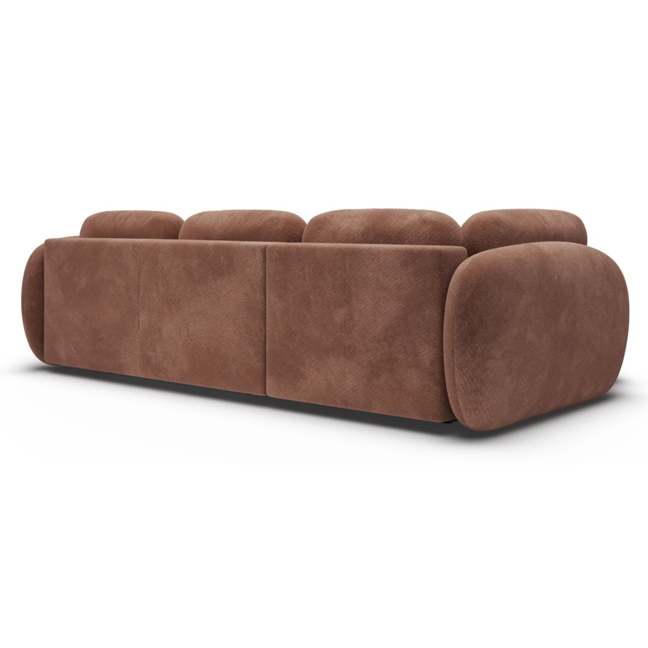 Nowoczesny Narożnik rozkładany OLIVIO II, lewy, brązowy