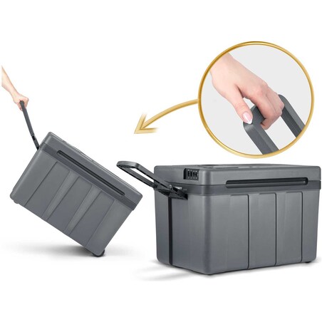 Lodówka turystyczna samochodowa Berdsen Icemax 50A 12V/230V USB 50L szara