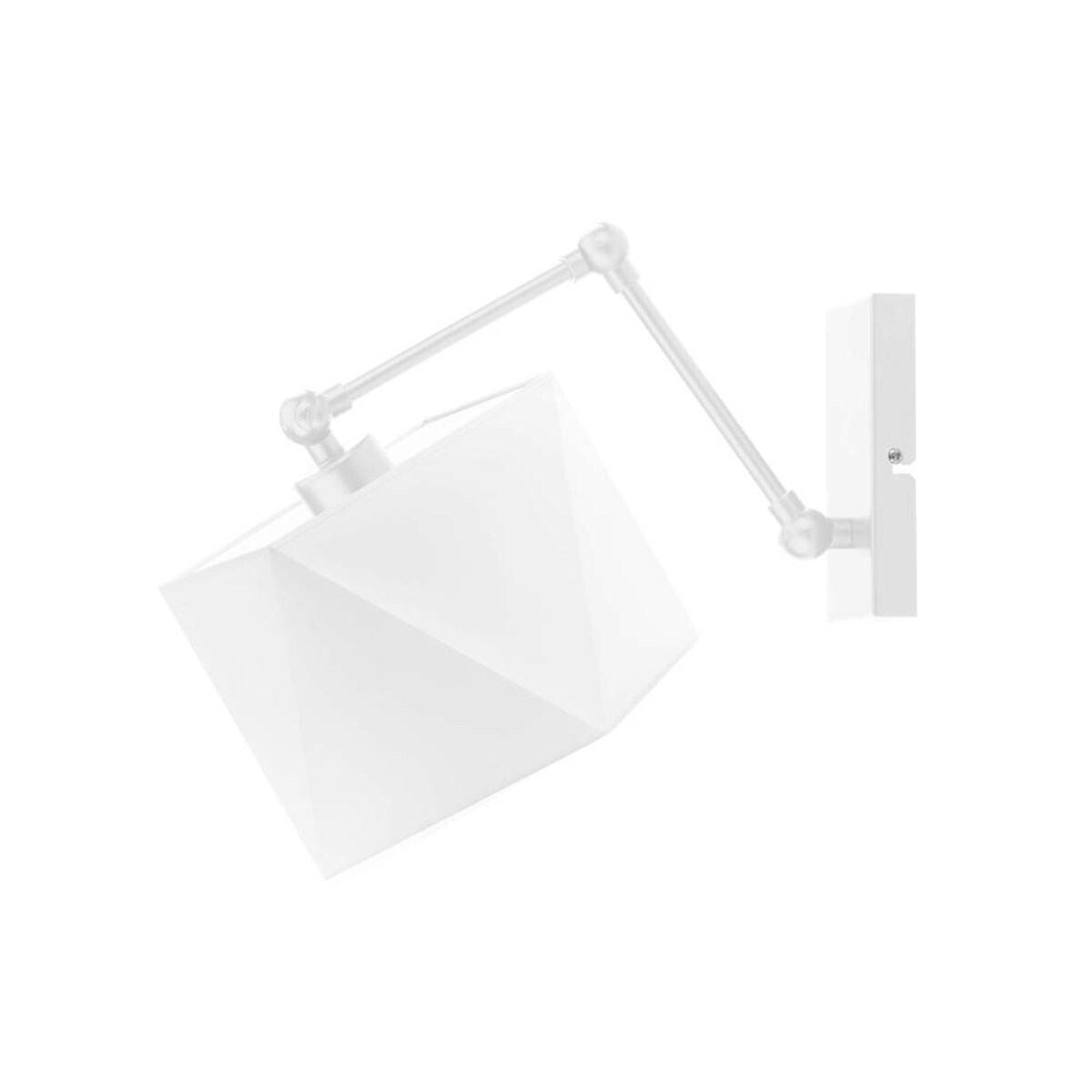 Kinkiet przegubowy lampa ścienna lampa na ścianę regulowany z abażurem diament SOUL